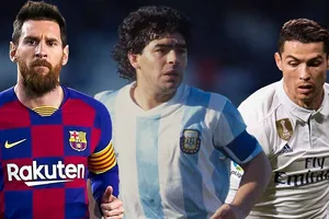 10 cầu thủ vĩ đại nhất lịch sử bóng đá: Messi xếp thứ 3, Ronaldo thứ 4