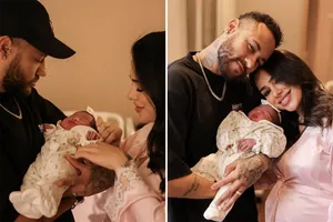 Neymar công bố hình ảnh con gái nhỏ vừa chào đời