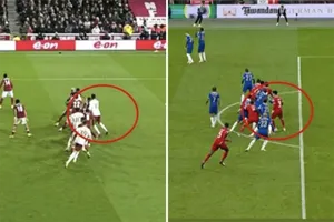 Bức ảnh gây tranh cãi dữ dội về bàn thắng của MU ở FA Cup