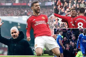 Bruno Fernandes phá kỷ lục ở MU, làm lu mờ Ronaldo