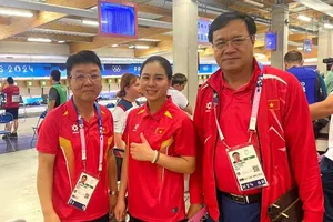 Xạ thủ Trịnh Thu Vinh vào chung kết bắn súng Olympic 2024