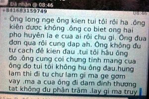 ‘Hung thần’ xe ben chém người còn nhắn tin đe dọa 