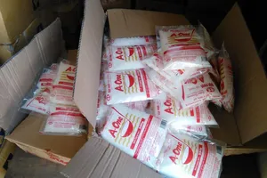 Phát hiện 108 tấn mì chính đóng gói giả 