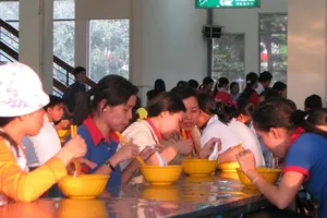 Ngày hội 'Bữa ăn an toàn cho công nhân lao động'