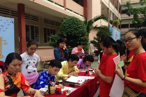 Học sinh nô nức tham dự 'Ngày hội khi tôi 18'