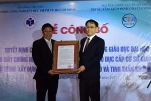 ĐH Công nghiệp thực phẩm TP.HCM đạt chuẩn chất lượng 