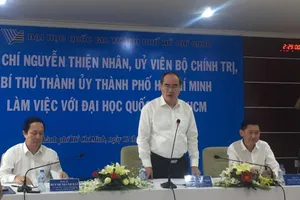 Bí thư Nhân giao nhiều nhiệm vụ cho ĐHQG TP.HCM