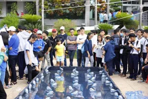 Học sinh phổ thông hào hứng đua thuyền lập trình