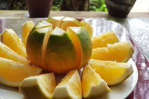 Đặc sản cam Cao Phong lên máy bay phục vụ khách VIP