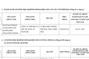 Nhật đình chỉ hàng loạt cơ sở du học Việt xin visa