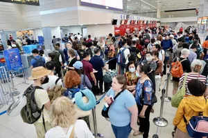 Sân bay Nội Bài dự kiến sẽ đông nghẹt khách sau kỳ thi tốt nghiệp THPT quốc gia