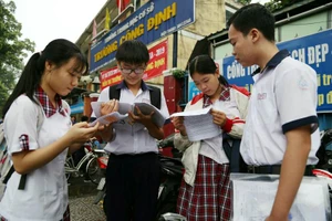 TP.HCM công bố điểm thi tuyển sinh lớp 10