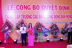 Thành lập Trường CĐ Cộng đồng Đắk Nông