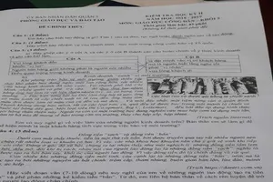 Khi đồng tiền 'sạch', đồng tiền 'bẩn' vào đề thi học kỳ II