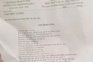 Tranh cãi về bản rap “Con trai cưng” được đưa vào đề thi