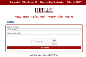Cách tra cứu điểm thi THPT quốc gia năm 2019 trên PLO