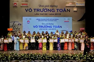 TP.HCM vinh danh 50 nhà giáo đạt giải Võ Trường Toản