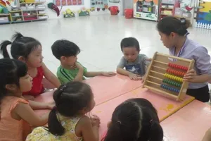 90% GV mầm non đạt trình độ từ cao đẳng sư phạm trở lên