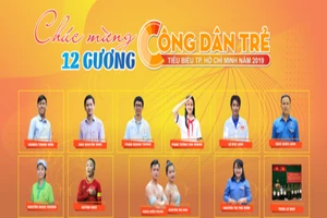 Danh sách 12 công dân trẻ tiêu biểu TP.HCM năm 2019. Ảnh: Thành đoàn TP.HCM