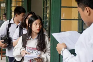 Học sinh tham dự kỳ thi THPT quốc gia năm 2019