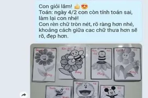 Trường Tiểu học Nguyễn Trãi, quận 12 vệ sinh lớp học. Ảnh: Báo SGGP