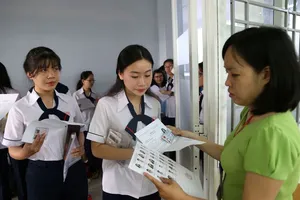 Thí sinh tham dự kỳ thi THPT quốc gia