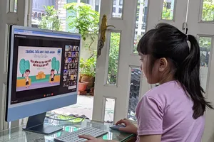 Học sinh tiểu học TP.HCM học online từ 20-25 phút/tiết học