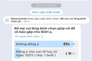 Hơn 70% phụ huynh TP.HCM chưa đồng ý cho trẻ lớp 1 đi học trực tiếp