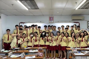 Lớp học có 30 em đạt trên 24 điểm ở tổ hợp xét tuyển A00