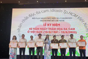 Hơn 8 tỉ đồng chăm lo cho nạn nhân chất độc da cam