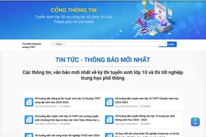 Hướng dẫn chi tiết đăng ký tuyển sinh vào lớp 10 trực tuyến tại TP.HCM