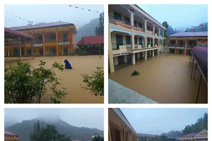 Nhiều địa phương tiếp tục cho học sinh nghỉ học do ảnh hưởng bão số 3