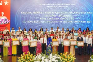 50 nhà giáo ở TP.HCM đạt Giải thưởng Võ Trường Toản năm 2025