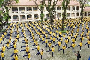 TP.HCM: 165 trường học với 50.000 học sinh đồng diễn võ nhạc Vovinam