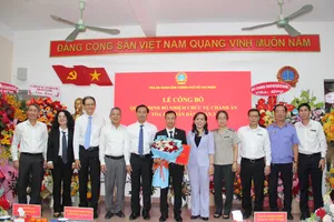 Ông Trần Thanh Sơn làm chánh án TAND quận 3
