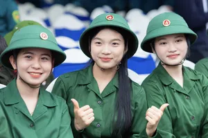 Từ 7-8, UBND cấp xã thực hiện việc tuyển chọn công dân nữ nhập ngũ