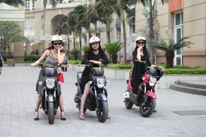 Xe máy điện cạnh tranh với xe máy xăng