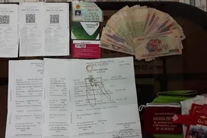 Một số tư trang hành khách để quên và đã được trả lại