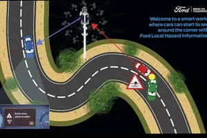 Xe hơi tự nhận biết khu vực tai nạn, kẹt xe