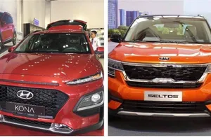 So sánh giá lăn bánh hai đối thủ Kia Seltos và Hyundai Kona