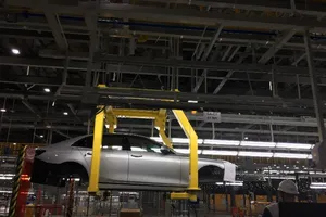 Ngành công nghiệp ô tô ngày càng khẳng định vị thế. Ảnh: TN