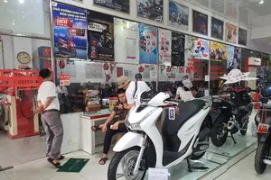 Giá xe Honda SH tiếp tục tăng cao. Ảnh: THY NHUNG