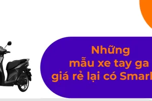 Những mẫu xe tay ga giá rẻ lại có Smartkey đáng mua 