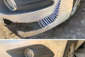 Chủ xe 'vá vết thương' cho ô tô nhận được nhiều lời bình luận