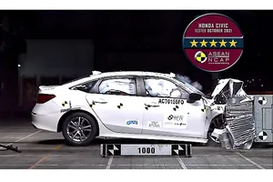Bất ngờ với số điểm chứng nhận an toàn ASEAN NCAP của Honda Civic