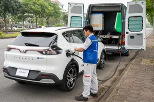 Dịch vụ cứu hộ pin 24/7 của VinFast hoạt động cả ngày lễ