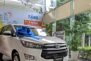 Bảng giá xe Toyota tháng 6: Ưu đãi cho khách hàng mua Innova