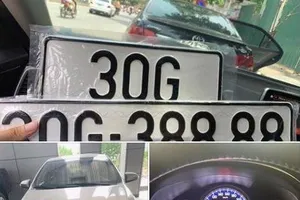 Từ ngày 3-7 nhận hồ sơ đăng ký tổ chức đấu giá biển số xe ô tô