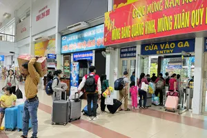 Ga Sài Gòn vào cao điểm phục vụ người dân về quê dịp tết 2023