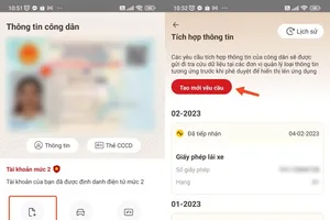 Triển khai tích hợp bằng lái xe trên VNeID
